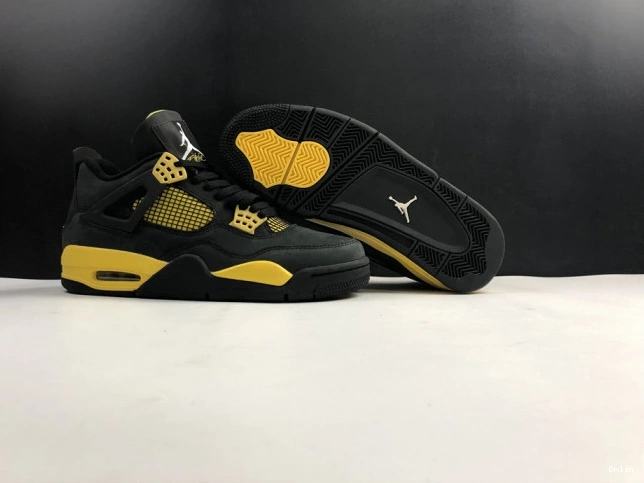 Bmlin Shoes Jordan 308497-008 Retro 4 Air Thunder 0729